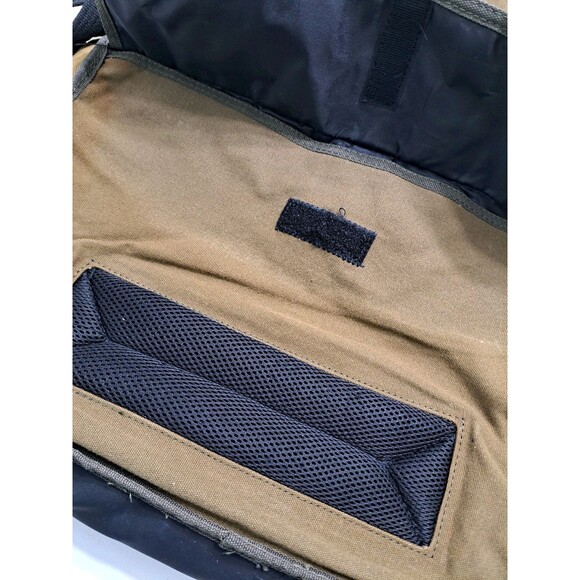 Mobile Edge Canvas Laptop Messenger Briefcase Crossbody Bag Brown School Carry - Picture 6 of 13